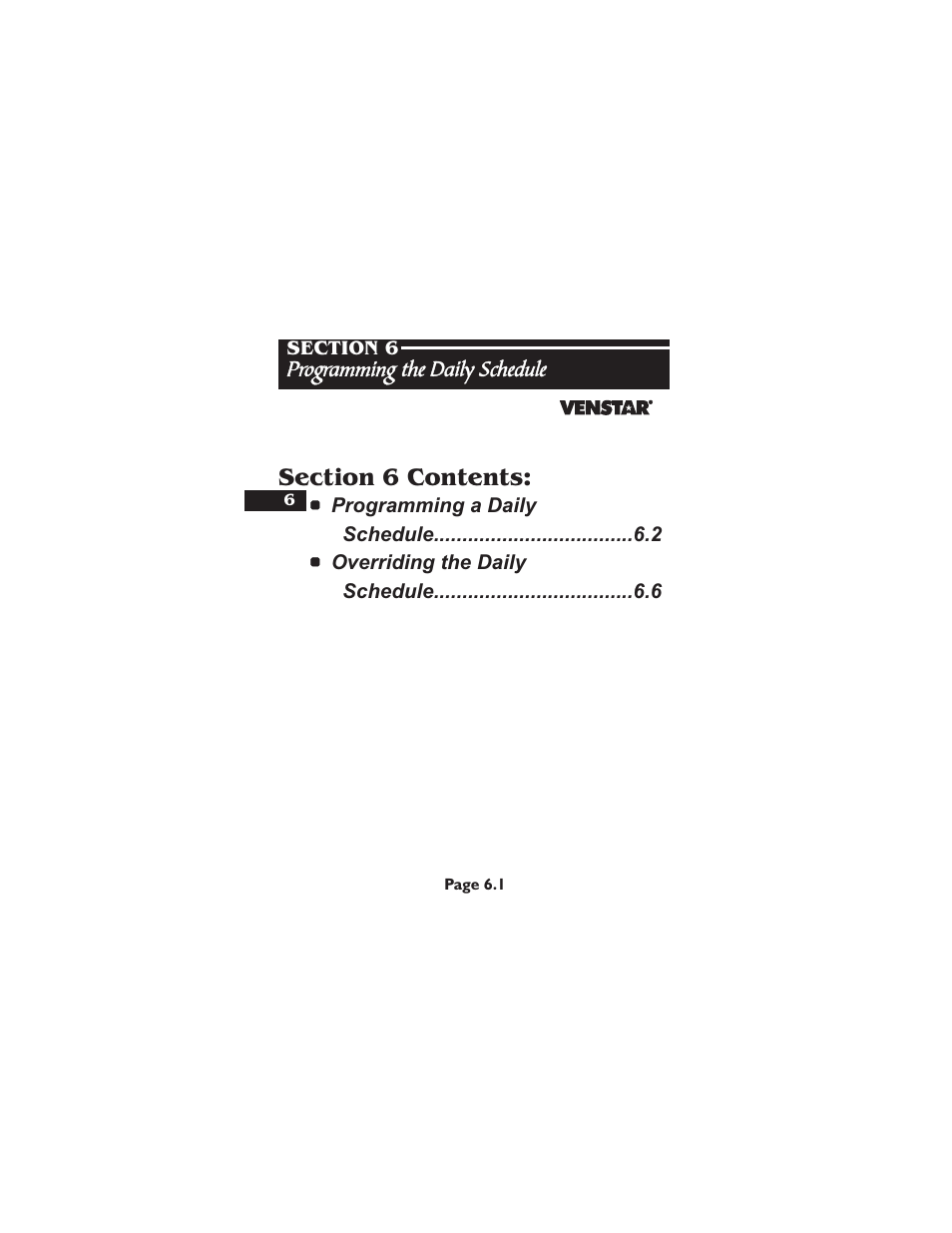 Venstar T2900 User Manual | Page 29 / 113