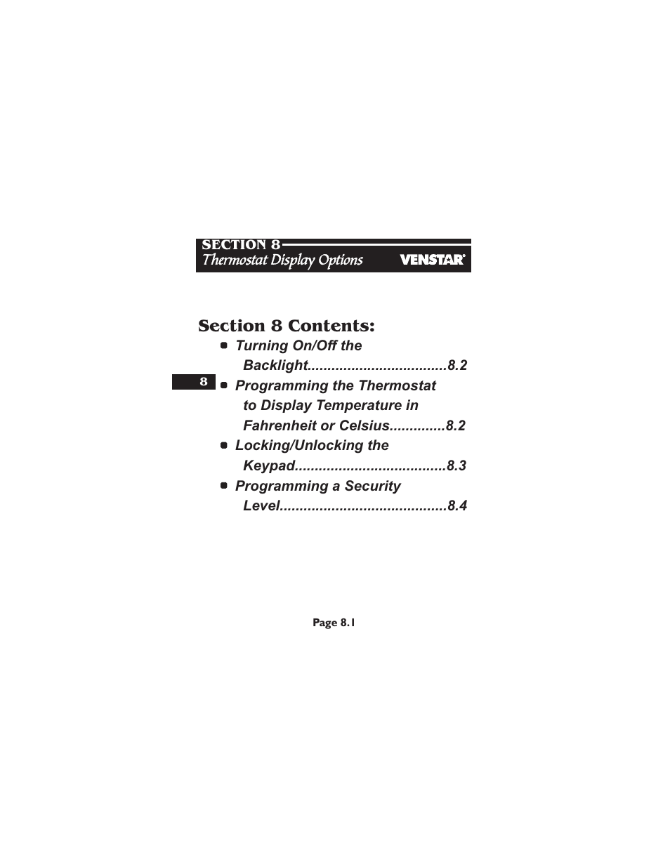 Venstar T2900 User Manual | Page 39 / 113