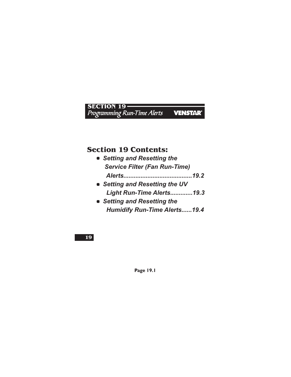 Venstar T2900 User Manual | Page 89 / 113