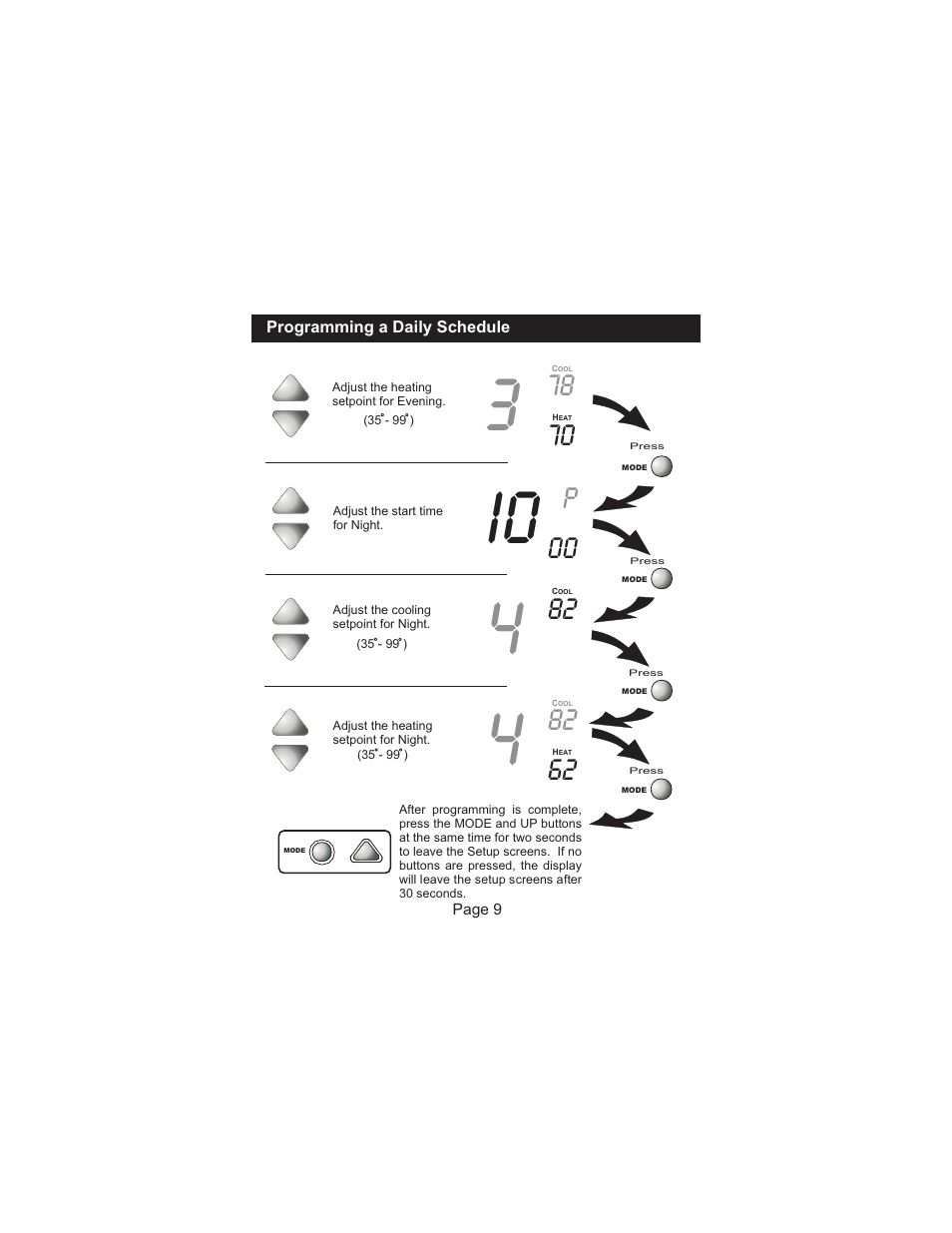 Venstar T1010 User Manual | Page 10 / 19
