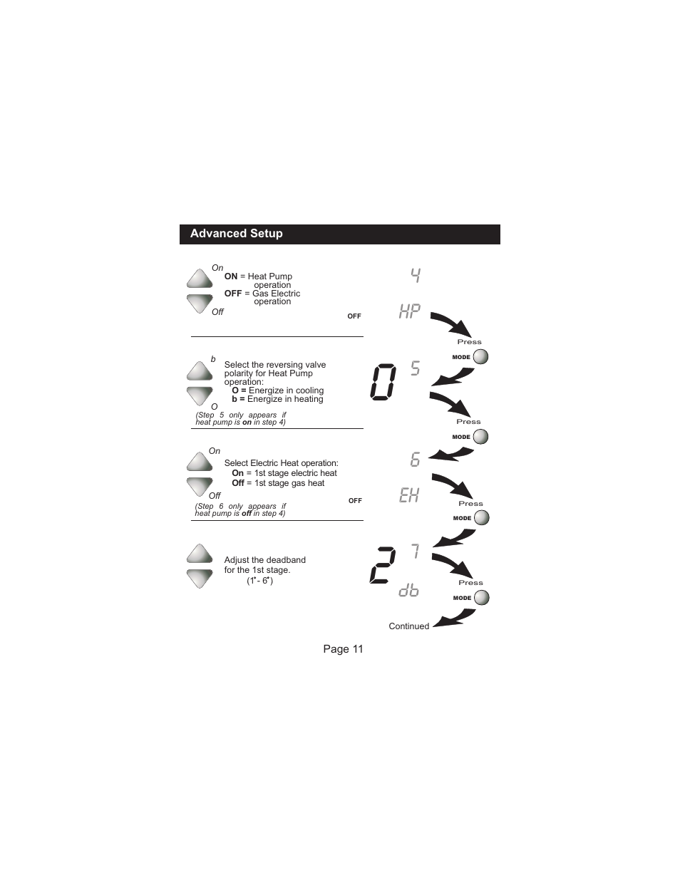 6eh 7, 4hp 5 | Venstar T1010 User Manual | Page 12 / 19