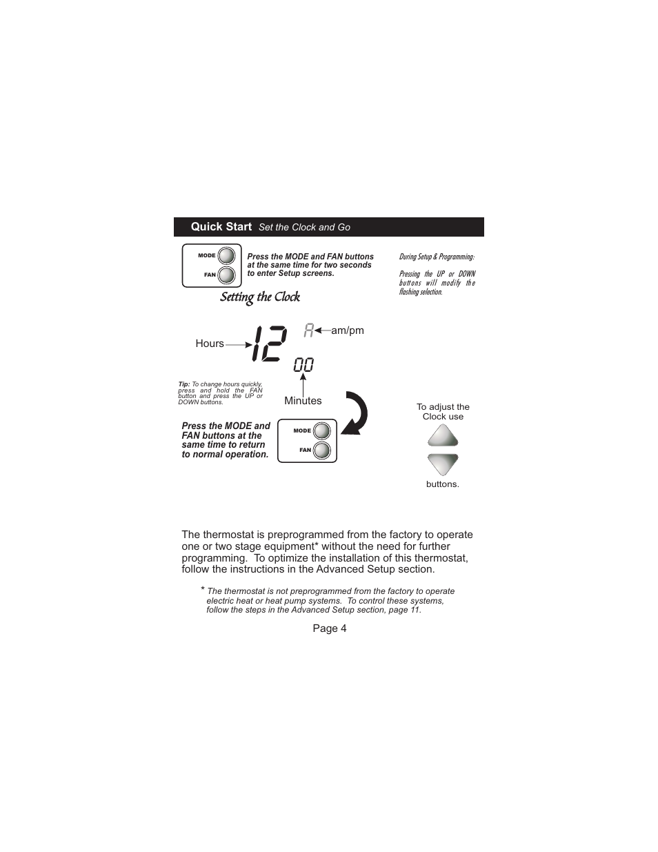 Venstar T1010 User Manual | Page 5 / 19