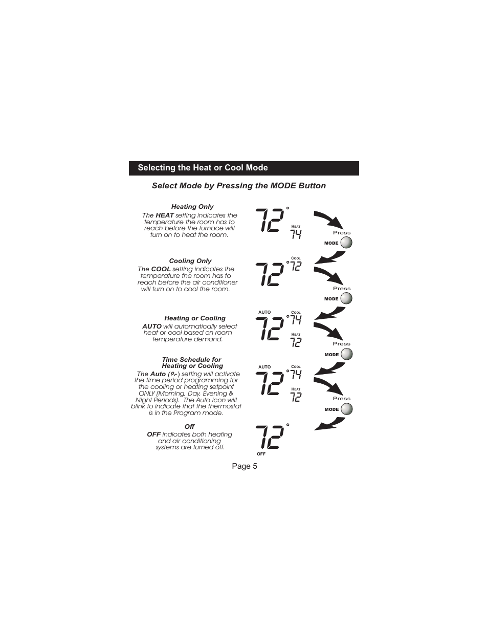 Venstar T1010 User Manual | Page 6 / 19