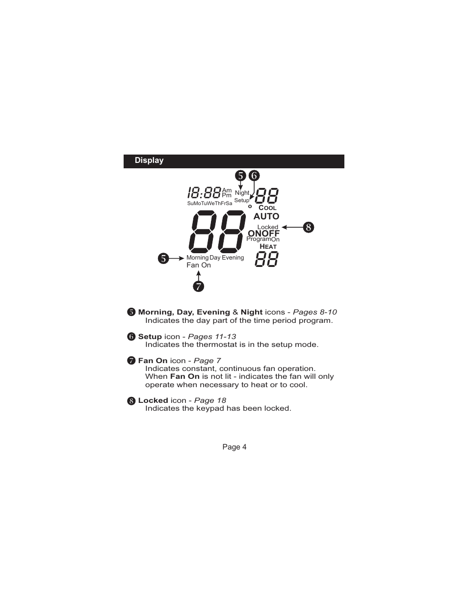 I8:88 | Venstar T1050 User Manual | Page 5 / 20