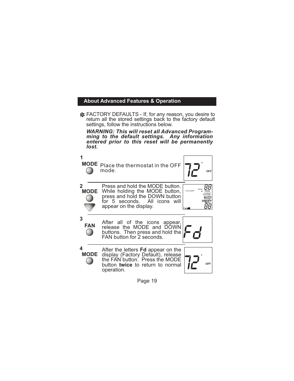 Venstar T1070 User Manual | Page 20 / 30