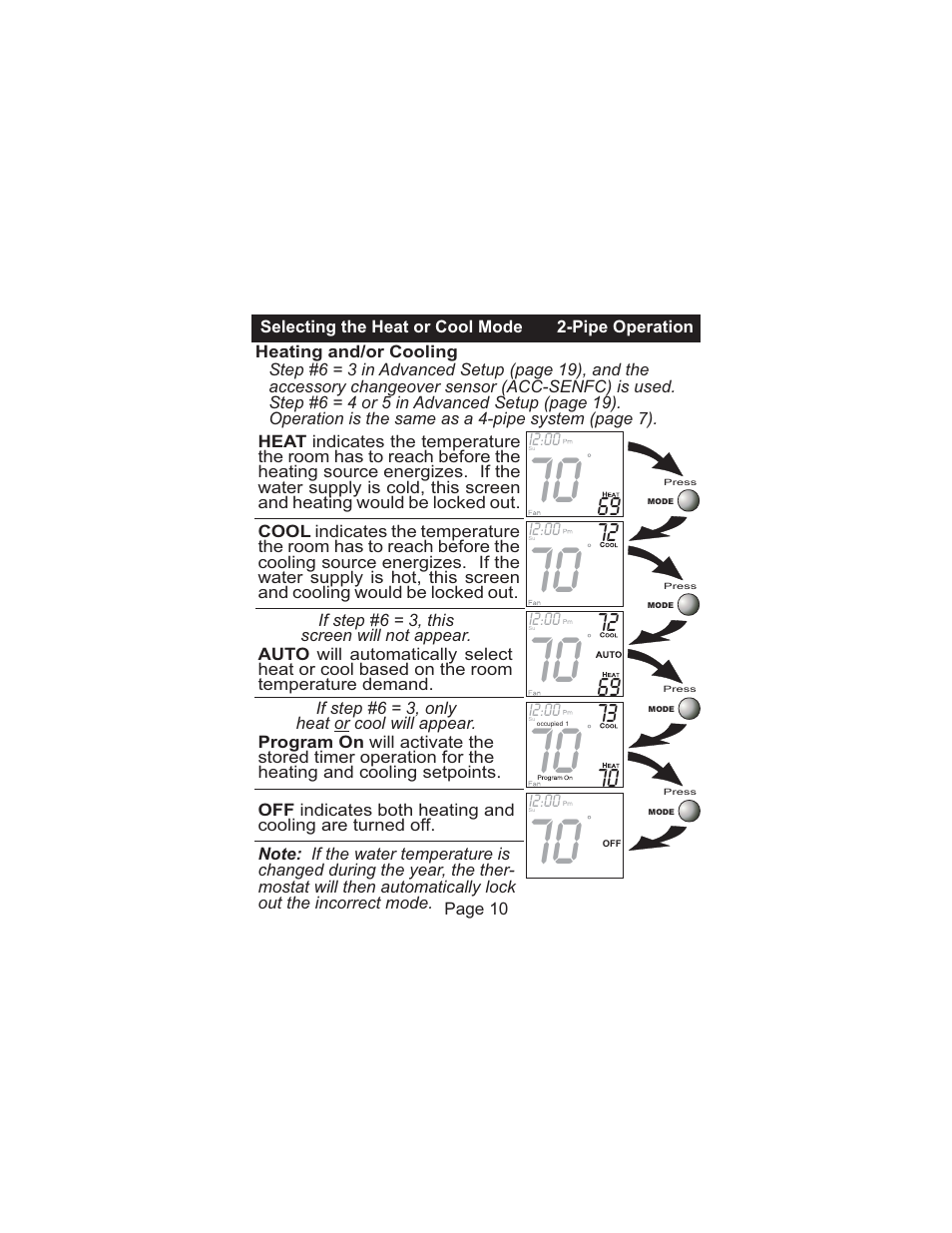Venstar T1075 User Manual | Page 11 / 39