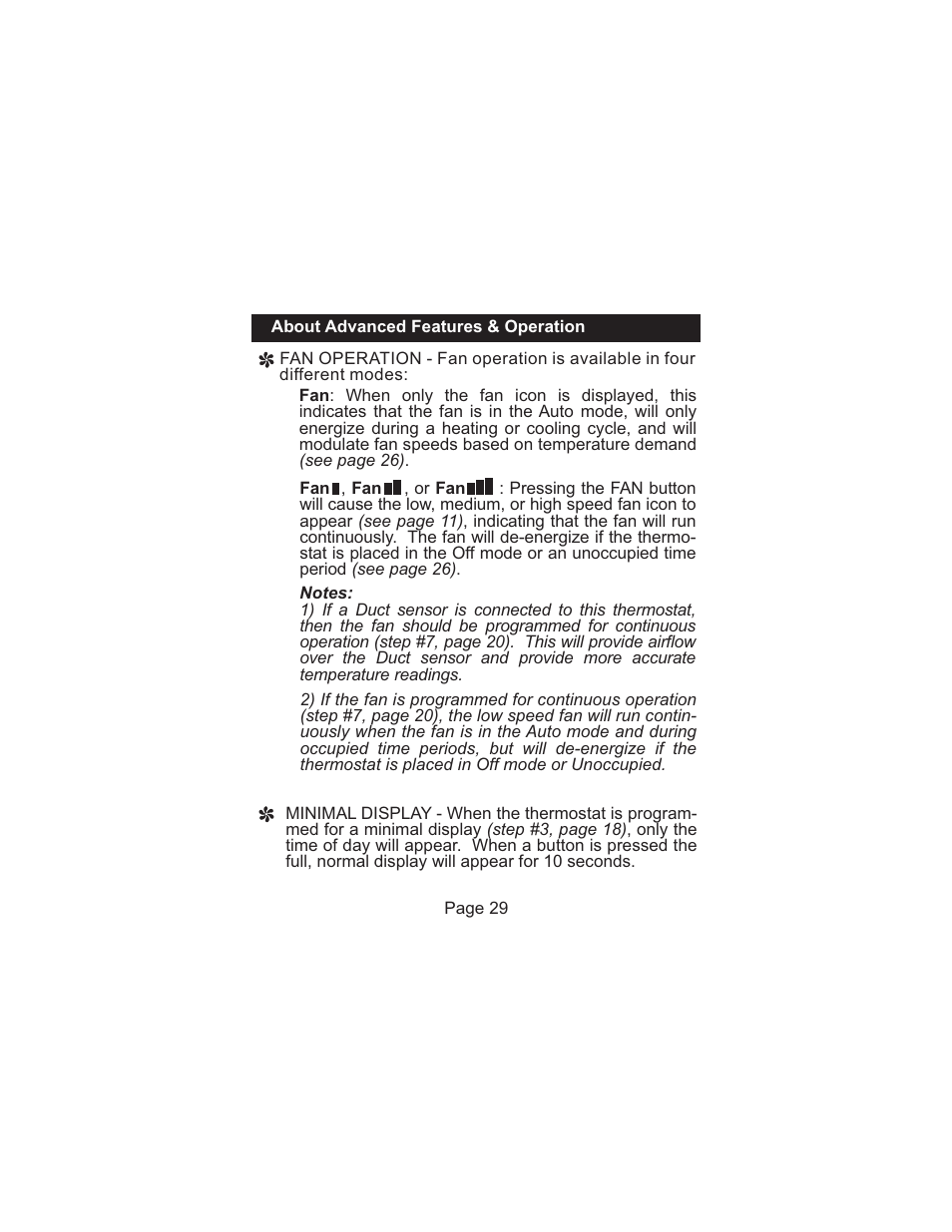 Venstar T1075 User Manual | Page 30 / 39