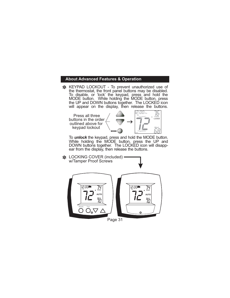 I2:00 | Venstar T1075 User Manual | Page 32 / 39