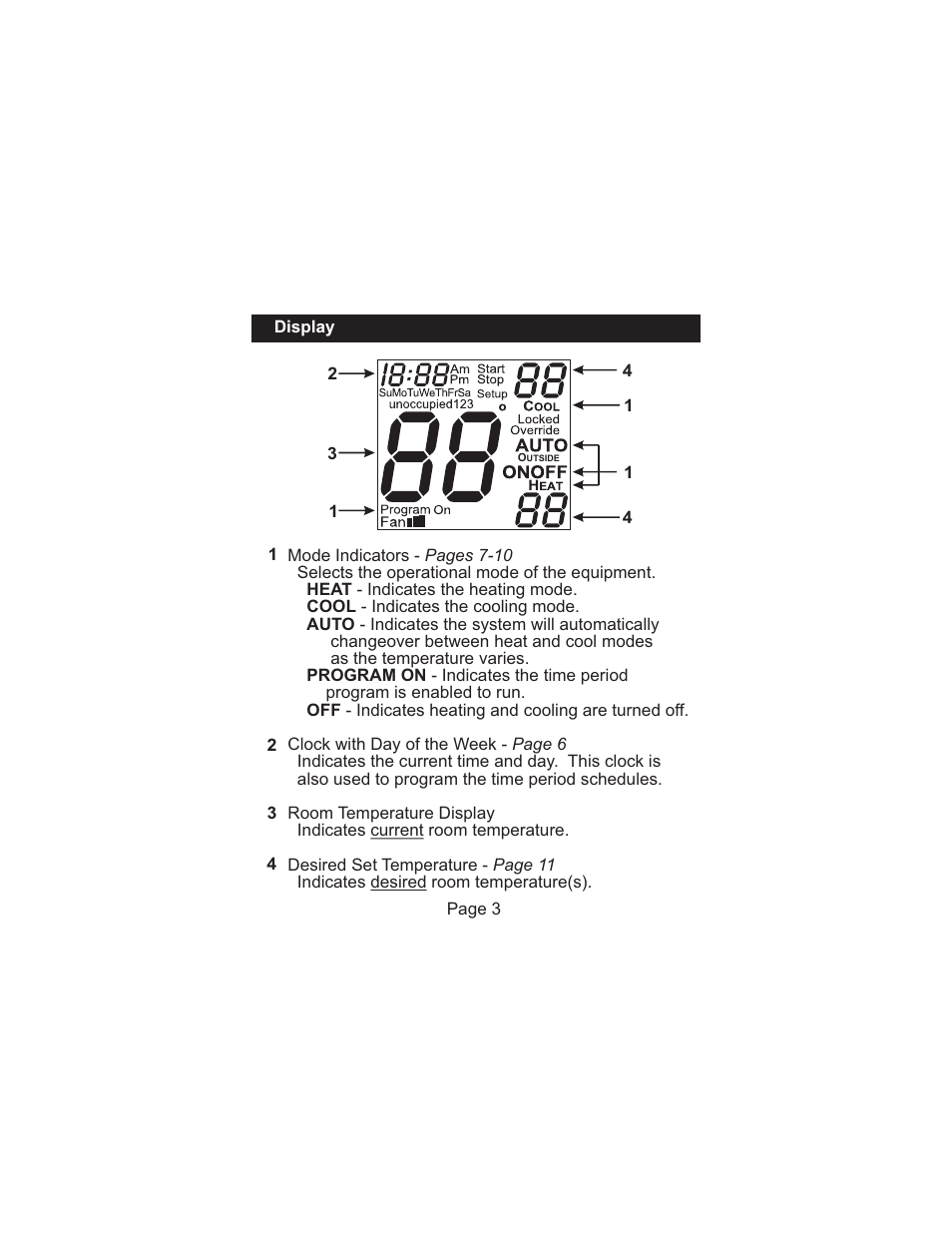 Venstar T1075 User Manual | Page 4 / 39