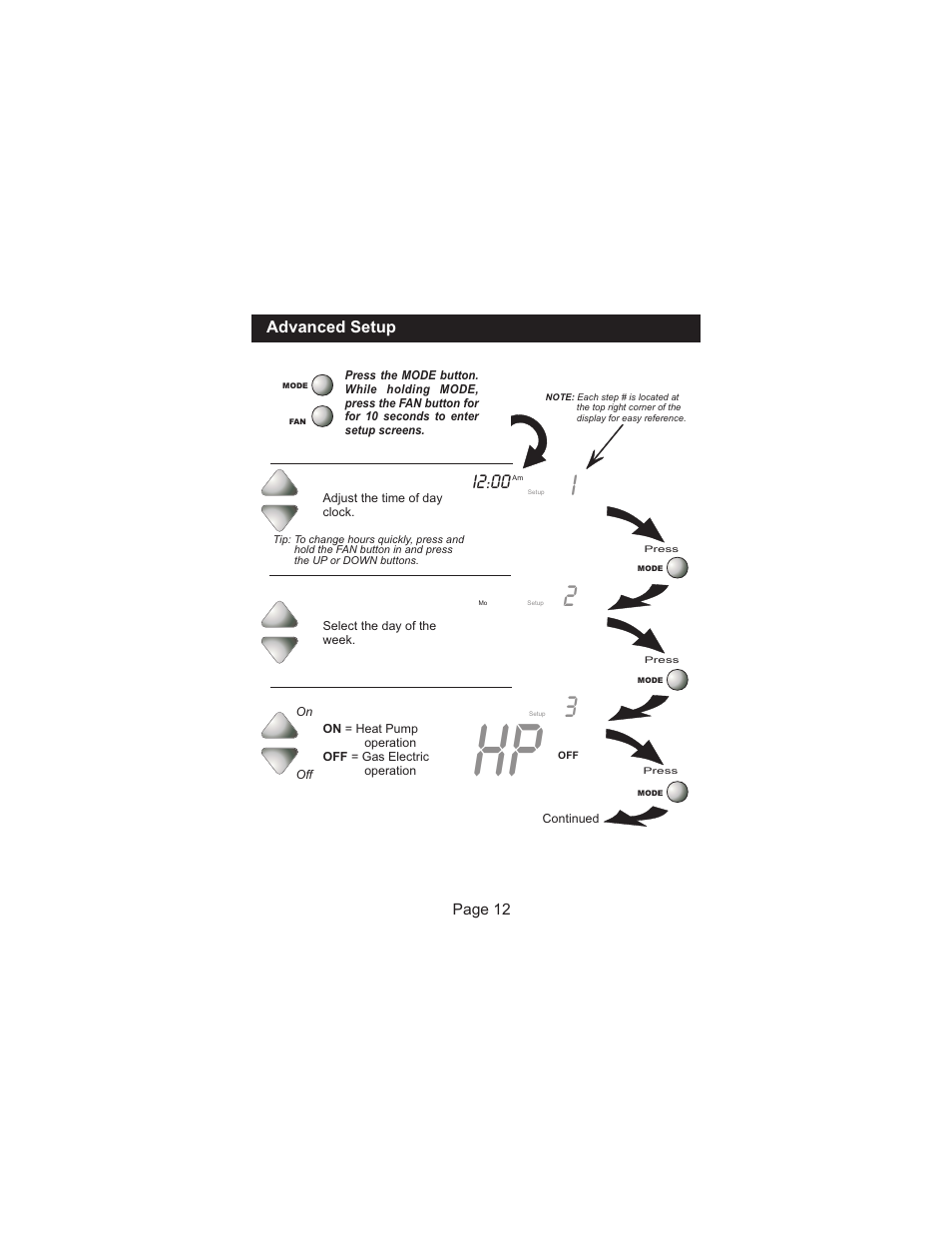I2:00 | Venstar T1100FS User Manual | Page 13 / 23