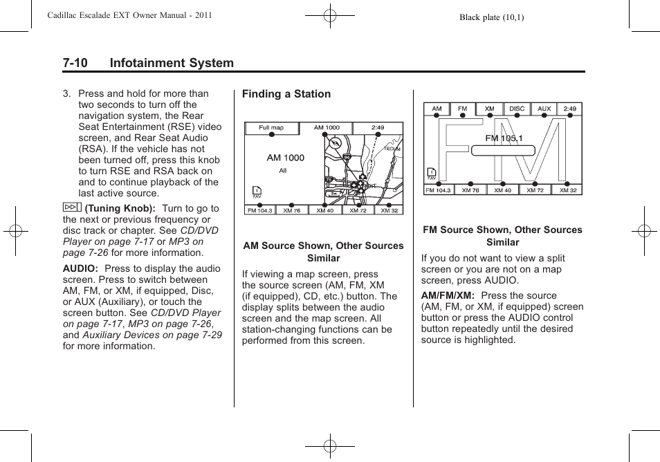 Cadillac 2011 Escalade EXT User Manual | Page 200 / 508