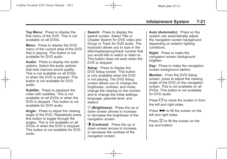 Cadillac 2011 Escalade EXT User Manual | Page 211 / 508