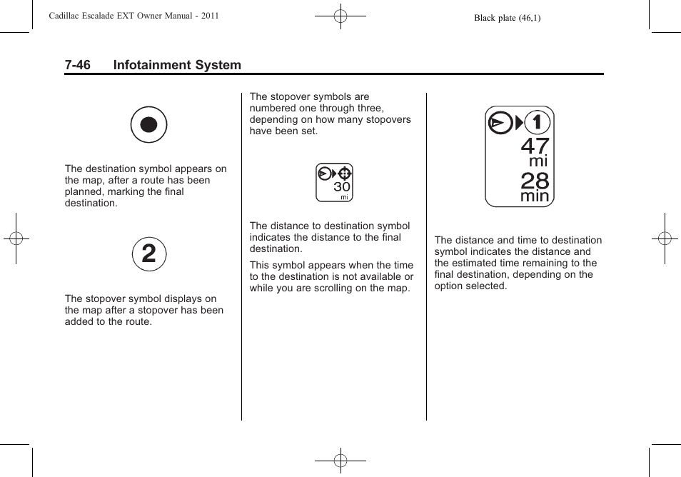 46 infotainment system | Cadillac 2011 Escalade EXT User Manual | Page 236 / 508