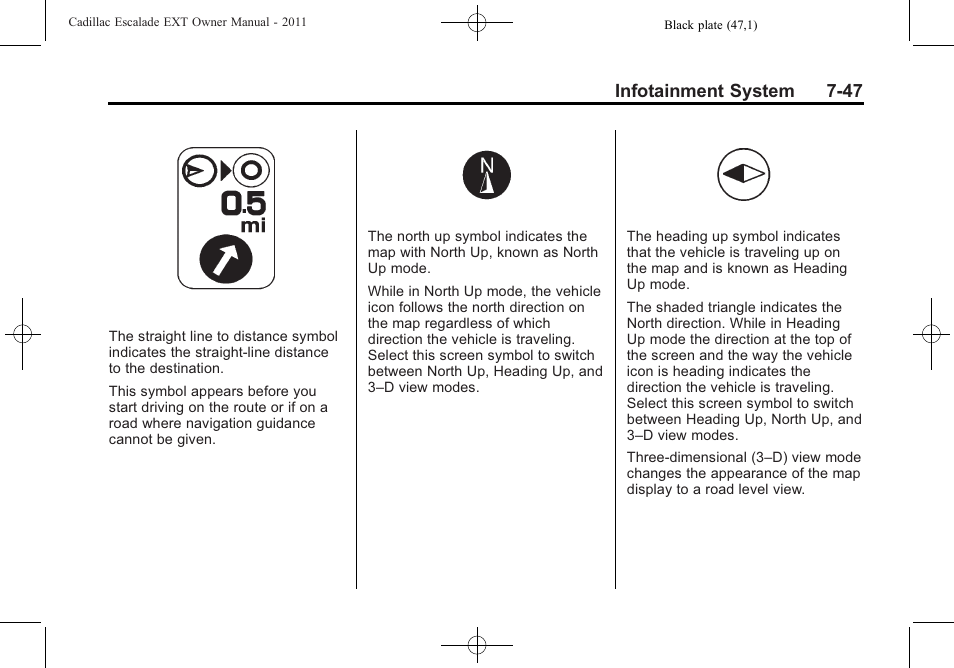 Infotainment system 7-47 | Cadillac 2011 Escalade EXT User Manual | Page 237 / 508