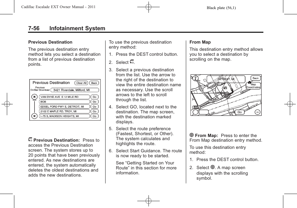 Cadillac 2011 Escalade EXT User Manual | Page 246 / 508