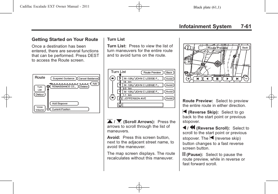 Cadillac 2011 Escalade EXT User Manual | Page 251 / 508