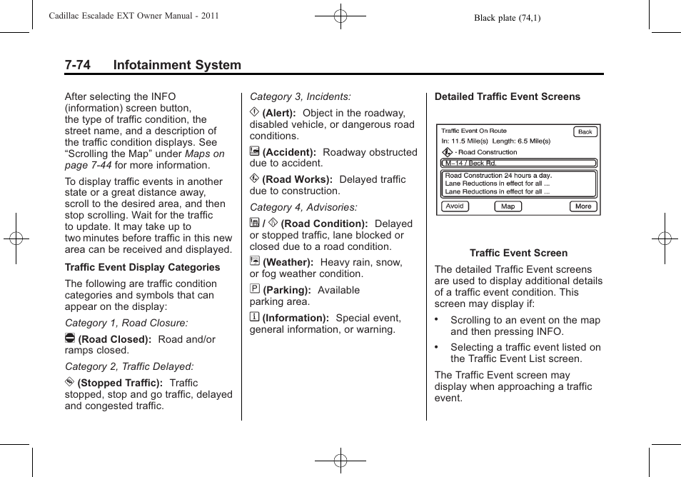 Cadillac 2011 Escalade EXT User Manual | Page 264 / 508