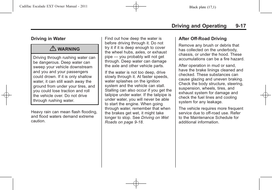 Cadillac 2011 Escalade EXT User Manual | Page 303 / 508