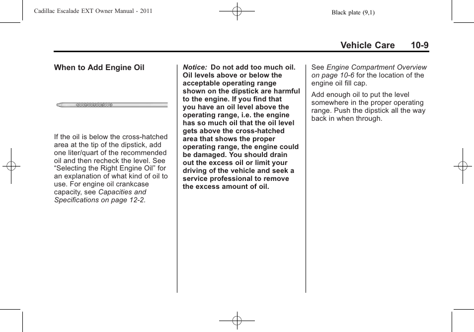 Cadillac 2011 Escalade EXT User Manual | Page 371 / 508