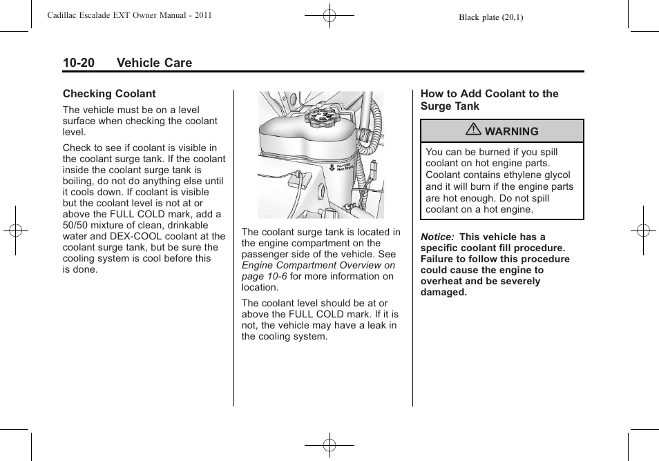 Cadillac 2011 Escalade EXT User Manual | Page 382 / 508