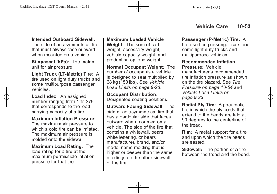 Cadillac 2011 Escalade EXT User Manual | Page 415 / 508