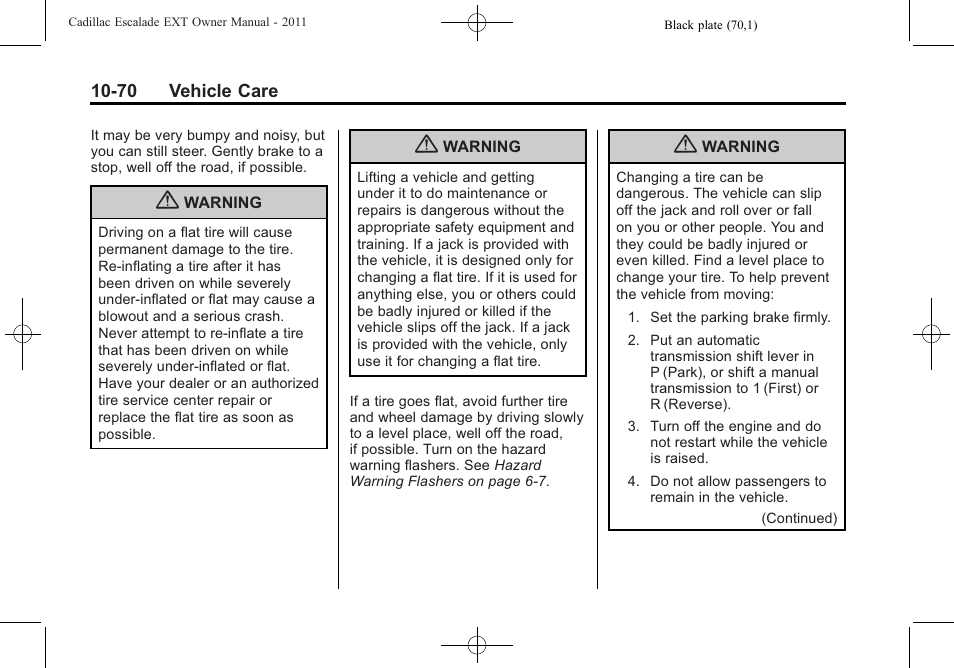 Cadillac 2011 Escalade EXT User Manual | Page 432 / 508