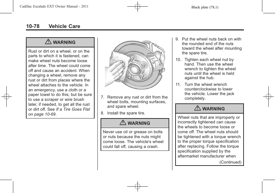 Cadillac 2011 Escalade EXT User Manual | Page 440 / 508