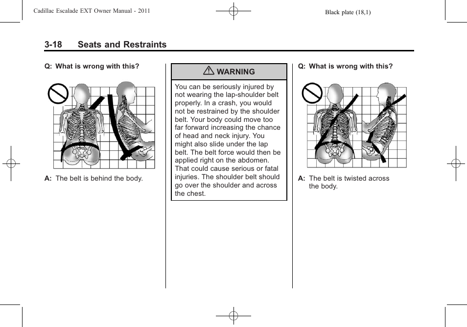 Cadillac 2011 Escalade EXT User Manual | Page 74 / 508