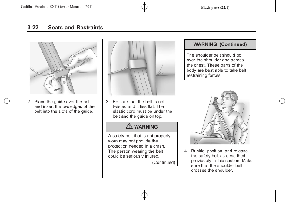 Cadillac 2011 Escalade EXT User Manual | Page 78 / 508