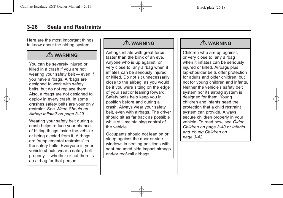 Cadillac 2011 Escalade EXT User Manual | Page 82 / 508