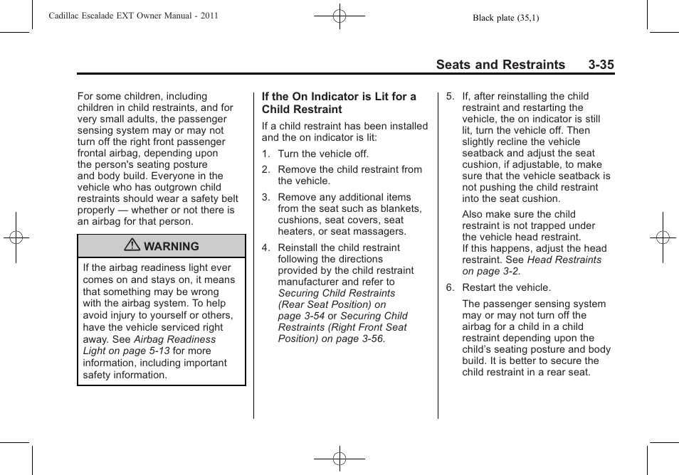 Cadillac 2011 Escalade EXT User Manual | Page 91 / 508