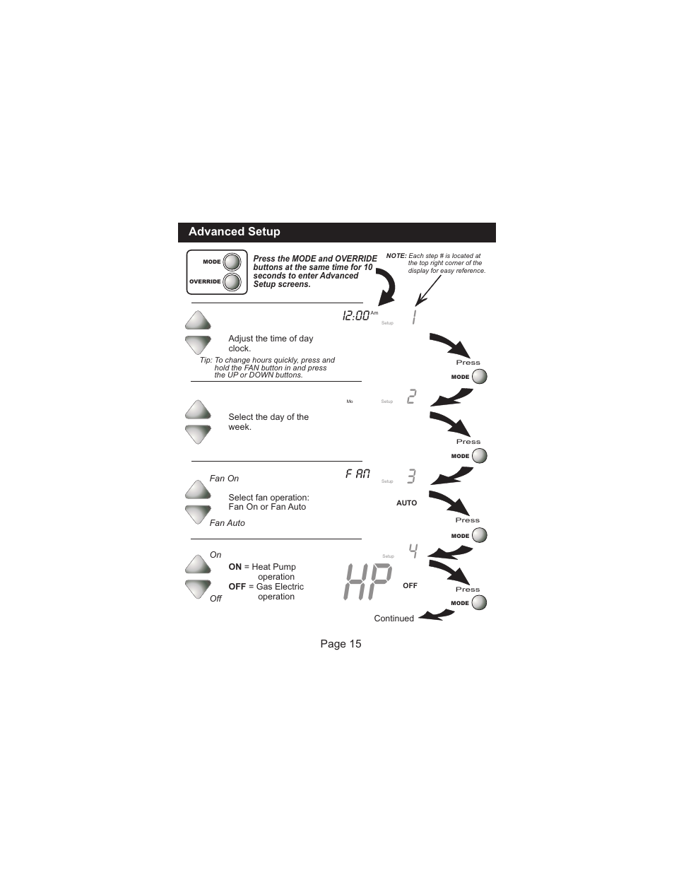 I2:00 | Venstar T2300FS User Manual | Page 16 / 29