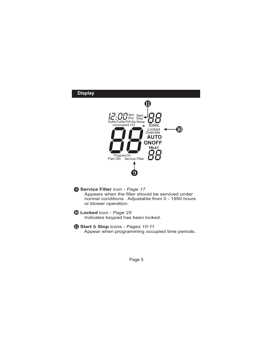 I2:00 | Venstar T2300FS User Manual | Page 6 / 29
