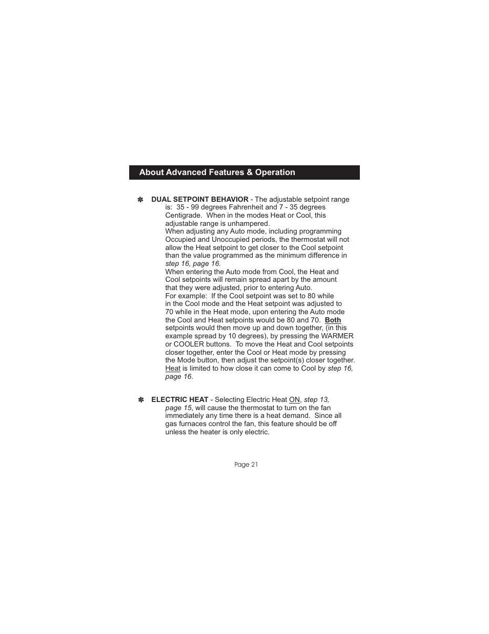 Venstar T0051FS User Manual | Page 22 / 24