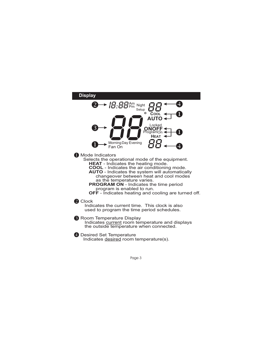 I8:88 | Venstar T0051FS User Manual | Page 4 / 24