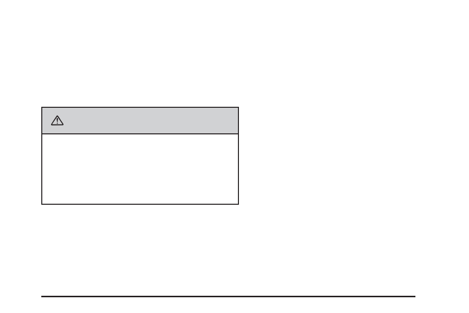 Caution | Cadillac 2009 Escalade EXT User Manual | Page 113 / 546