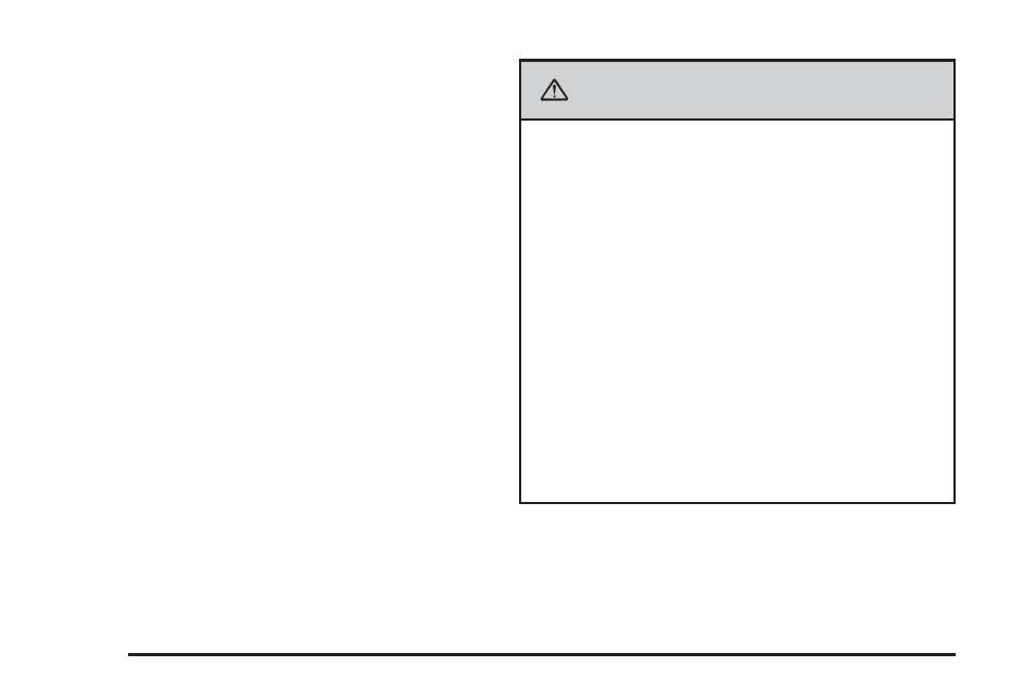 Caution | Cadillac 2009 Escalade EXT User Manual | Page 130 / 546