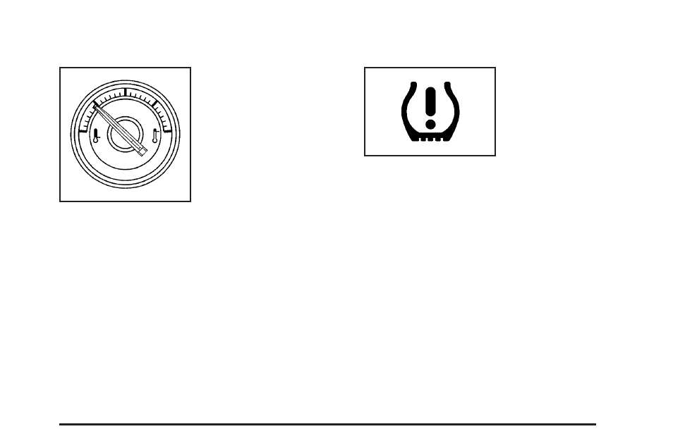 Engine coolant temperature gage, Tire pressure light | Cadillac 2009 Escalade EXT User Manual | Page 195 / 546