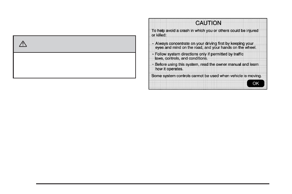 Caution | Cadillac 2009 Escalade EXT User Manual | Page 256 / 546