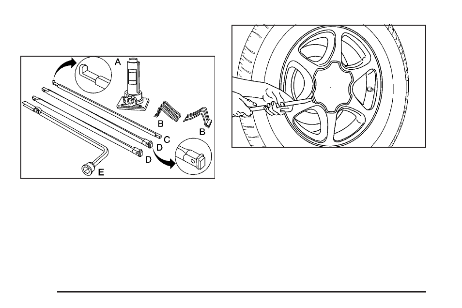 Removing the flat tire and installing the, Spare tire -82 | Cadillac 2009 Escalade EXT User Manual | Page 466 / 546