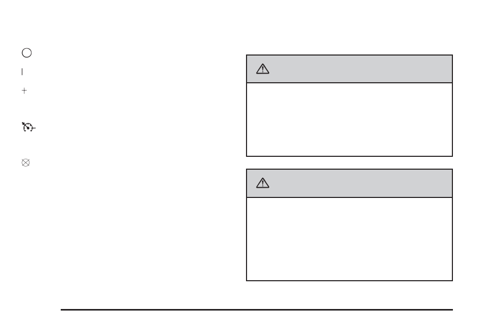 Caution | Cadillac 2009 STS-V User Manual | Page 176 / 514