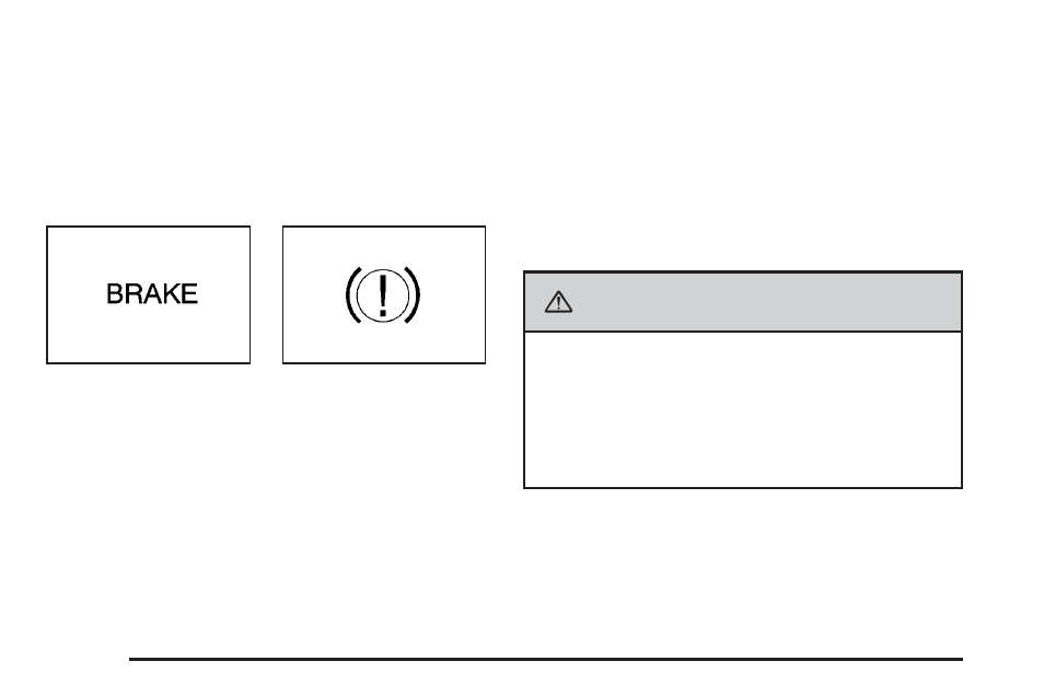 Brake system warning light, Brake system warning light -62, Caution | Cadillac 2009 STS-V User Manual | Page 216 / 514