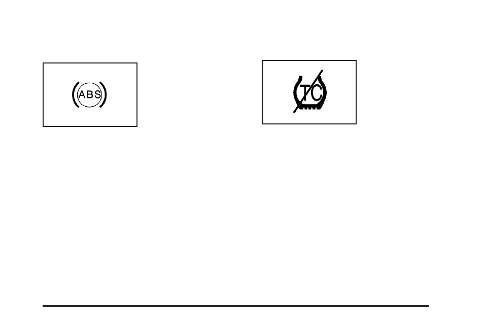 Antilock brake system (abs) warning light, Traction control system (tcs) warning light, Antilock brake system (abs) | Warning light -63, Traction control system (tcs) | Cadillac 2009 STS-V User Manual | Page 217 / 514