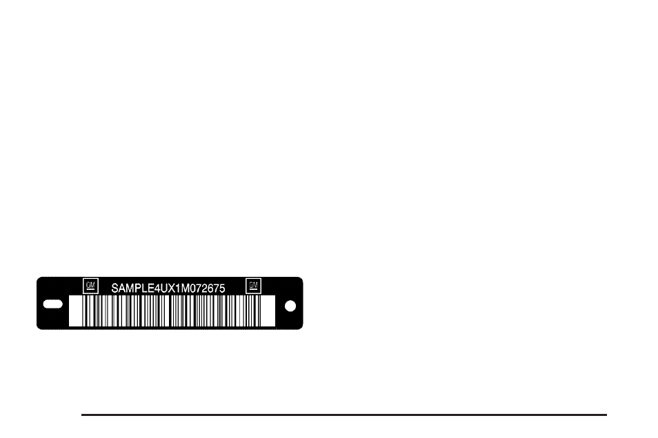Chemical paint spotting, Vehicle identification, Vehicle identification number (vin) | Service parts identification label, Chemical paint spotting -122, Vehicle identification -122 | Cadillac 2009 STS-V User Manual | Page 448 / 514