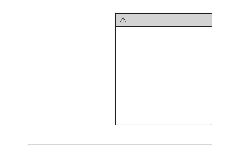 Caution | Cadillac 2009 STS-V User Manual | Page 64 / 514