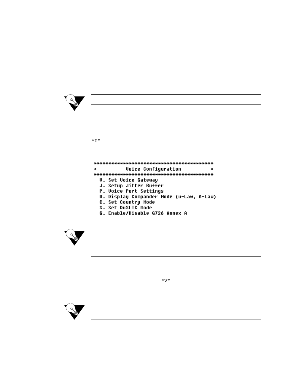 Basic voice path setup tasks, Voice configuration menu, Set voice gateway | Set voice gateway -61 | Verilink 8100A (34-00237) Product Manual User Manual | Page 135 / 311