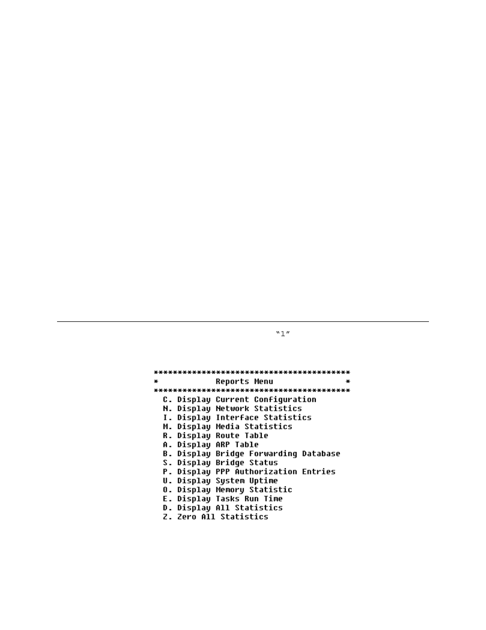 Chapter 5 reports, Reports menu, Reports menu -1 | Chapter 5, "reports, Eports | Verilink 8100A (34-00237) Product Manual User Manual | Page 185 / 311