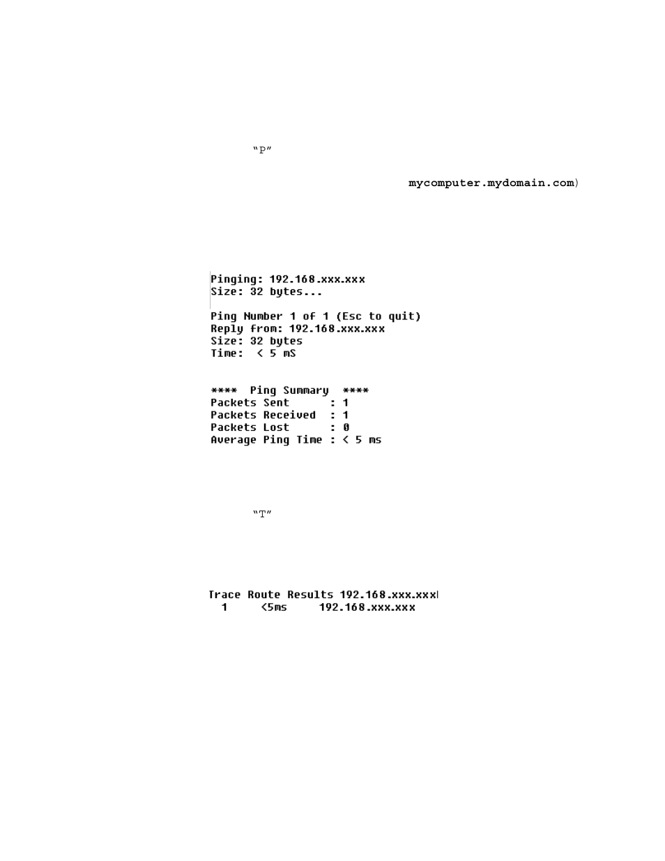 Ping utility, Trace route, Configure console baud rate | Verilink 8100A (34-00237) Product Manual User Manual | Page 64 / 311