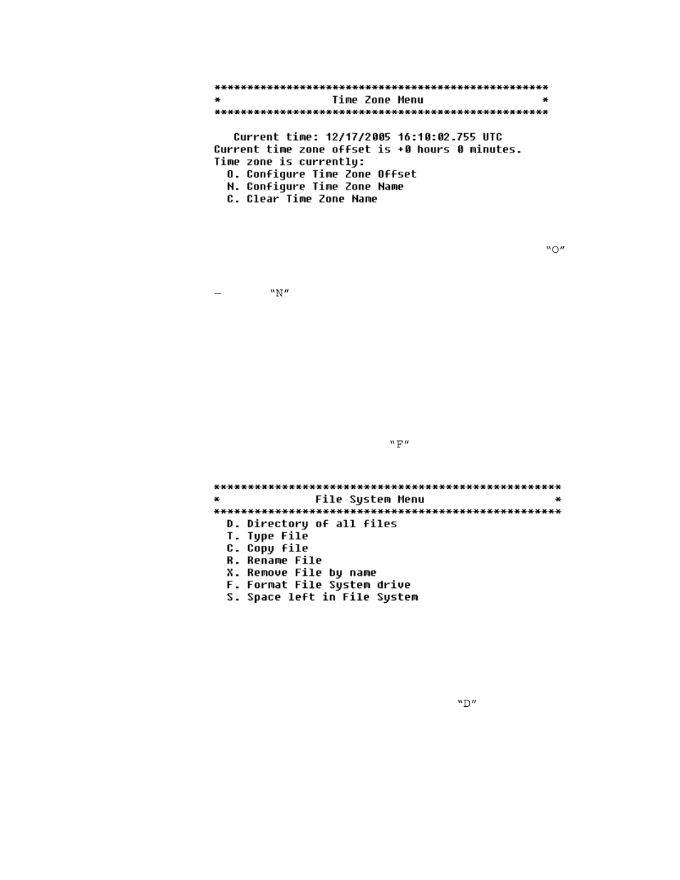 Display configuration file, File system menu, Directory of all files | Directory of all files -19 | Verilink 8100A (34-00237) Product Manual User Manual | Page 69 / 311