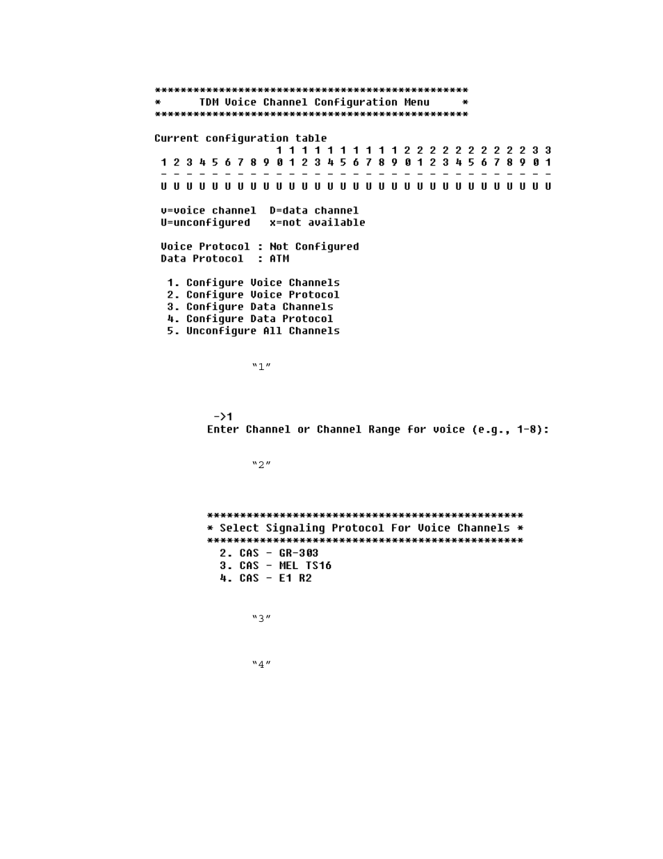Configure atm pvcs, Configure atm pvcs -24, Configure | Atm pvcs | Verilink 8100A (34-00237) Product Manual User Manual | Page 98 / 311